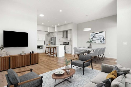 108 Monterey Bay Se, High River, AB - Indoor Photo Showing Living Room