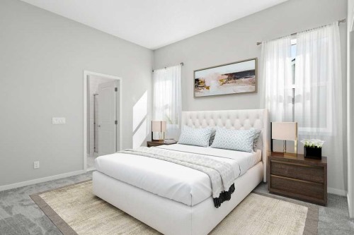 108 Monterey Bay Se, High River, AB - Indoor Photo Showing Bedroom