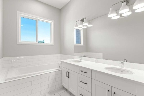 108 Monterey Bay Se, High River, AB - Indoor Photo Showing Bathroom