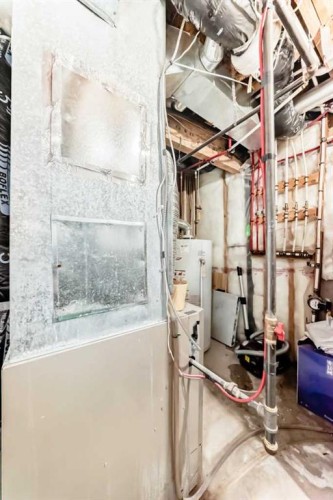 246 New Brighton Mews Se, Calgary, AB - Indoor Photo Showing Basement
