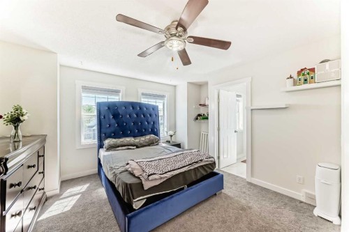 32 Taravista Crescent Ne, Calgary, AB - Indoor Photo Showing Bedroom