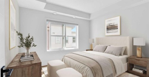 146-2117 81 Street Sw, Calgary, AB - Indoor Photo Showing Bedroom