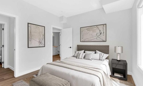 146-2117 81 Street Sw, Calgary, AB - Indoor Photo Showing Bedroom