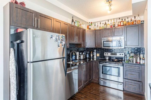1701-325 3 Street Se, Calgary, AB - Indoor Photo Showing Kitchen