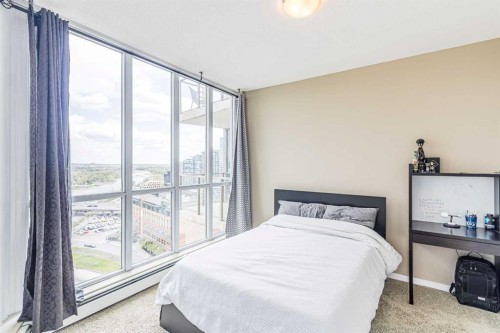 1701-325 3 Street Se, Calgary, AB - Indoor Photo Showing Bedroom