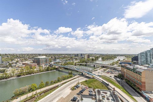 1701-325 3 Street Se, Calgary, AB - Outdoor With Body Of Water With View