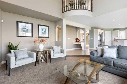 250257 271 Range Road, Rural Rocky View County, AB - Indoor Photo Showing Living Room