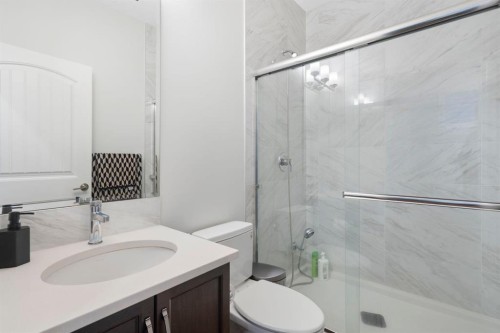 306 Corner Meadows Way Ne, Calgary, AB - Indoor Photo Showing Bathroom