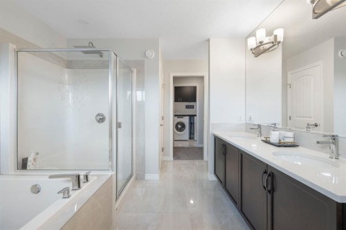 306 Corner Meadows Way Ne, Calgary, AB - Indoor Photo Showing Bathroom