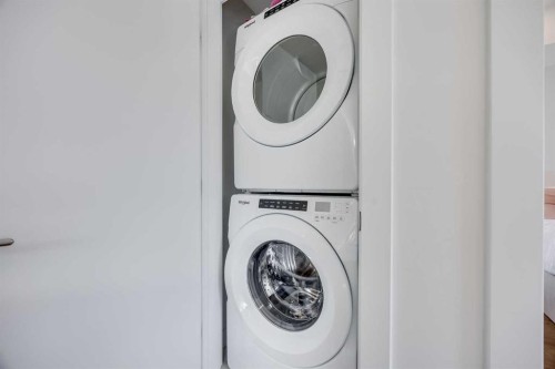 402-8230 Broadcast Avenue, Calgary, AB - Indoor Photo Showing Laundry Room