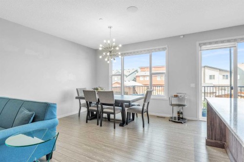 69 Howse Common Ne, Calgary, AB - Indoor Photo Showing Dining Room
