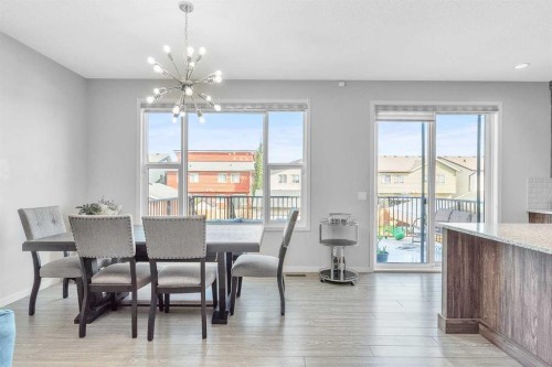 69 Howse Common Ne, Calgary, AB - Indoor Photo Showing Dining Room