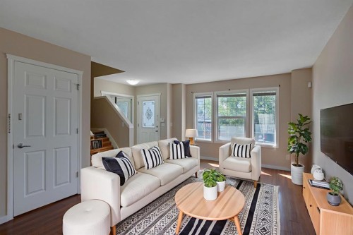 427 Saddlebrook Way Ne, Calgary, AB - Indoor Photo Showing Living Room