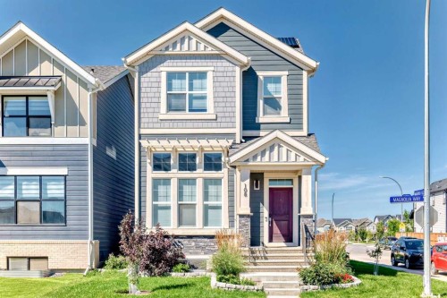 108 Magnolia Way Se, Calgary, AB - Outdoor With Facade