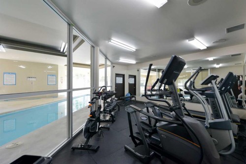 8-301 Village Mews Sw, Calgary, AB - Indoor Photo Showing Gym Room