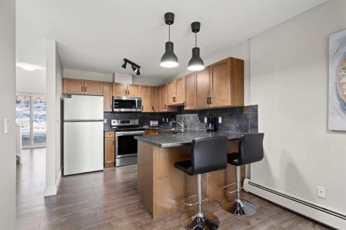 8-301 Village Mews Sw, Calgary, AB - Indoor Photo Showing Kitchen