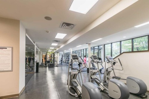 521-222 Riverfront Avenue Sw, Calgary, AB - Indoor Photo Showing Gym Room