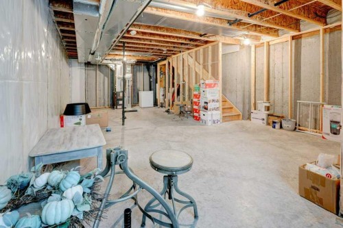 561 Canals Crossing Sw, Airdrie, AB - Indoor Photo Showing Basement