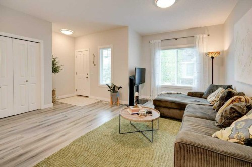 561 Canals Crossing Sw, Airdrie, AB - Indoor Photo Showing Living Room