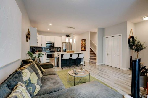 561 Canals Crossing Sw, Airdrie, AB - Indoor Photo Showing Living Room