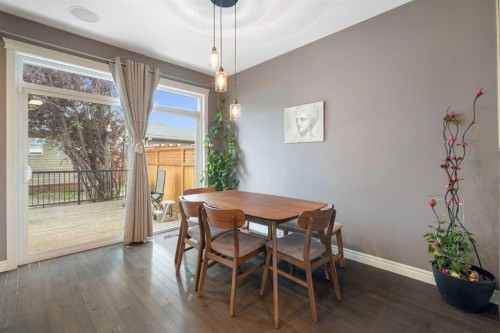 393 Nolanfield Way Nw, Calgary, AB - Indoor Photo Showing Dining Room