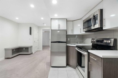 393 Nolanfield Way Nw, Calgary, AB - Indoor Photo Showing Kitchen With Upgraded Kitchen