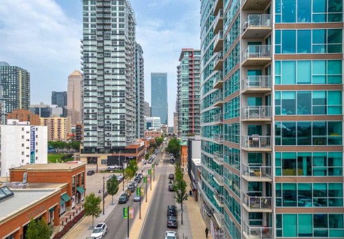 207-188 15 Avenue Sw, Calgary, AB - Outdoor With Balcony With Facade