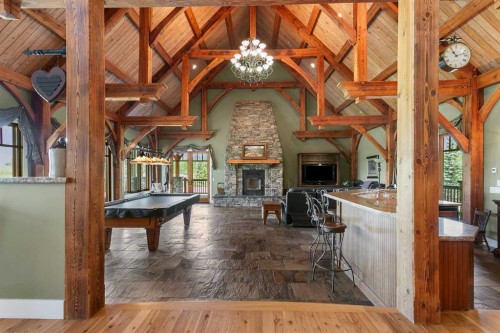 272001-200 272 Street West, Rural Foothills County, AB - Indoor Photo Showing Other Room With Fireplace