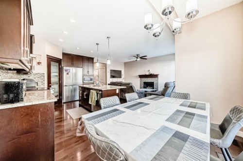 40 Saddlelake Gardens Ne, Calgary, AB - Indoor Photo Showing Dining Room