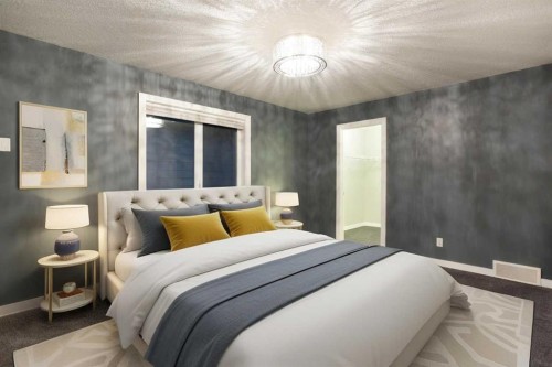 79 Cranarch Terrace Se, Calgary, AB - Indoor Photo Showing Bedroom