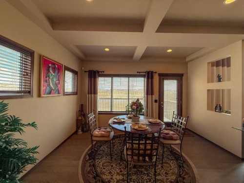 128 Chaparral Valley Drive Se, Calgary, AB - Indoor Photo Showing Dining Room