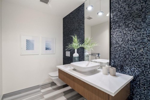 102-88 Waterfront Mews Sw, Calgary, AB - Indoor Photo Showing Bathroom