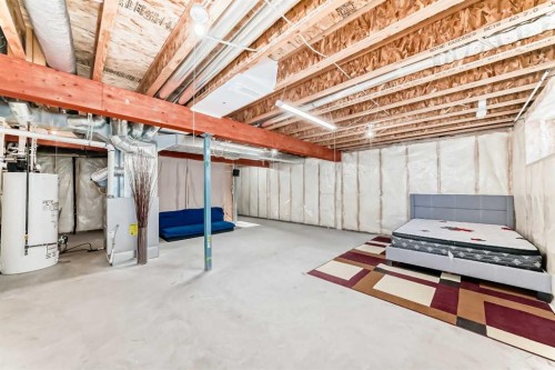 114 Walgrove Green Se, Calgary, AB - Indoor Photo Showing Basement