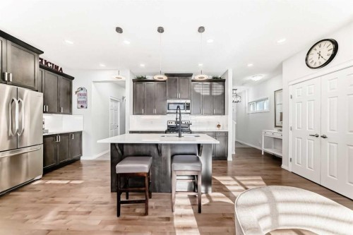 114 Walgrove Green Se, Calgary, AB - Indoor Photo Showing Kitchen With Stainless Steel Kitchen With Upgraded Kitchen