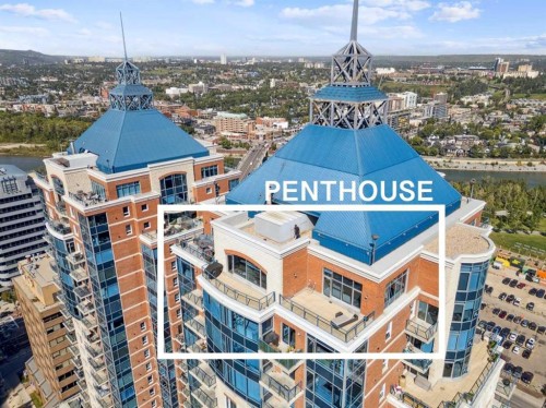 2802-910 5 Avenue Sw, Calgary, AB - Outdoor With View