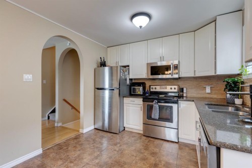 87 Falton Close Ne, Calgary, AB - Indoor Photo Showing Kitchen With Double Sink