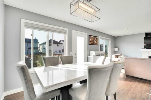 151 Saddlehorn Close Ne, Calgary, AB - Indoor Photo Showing Dining Room