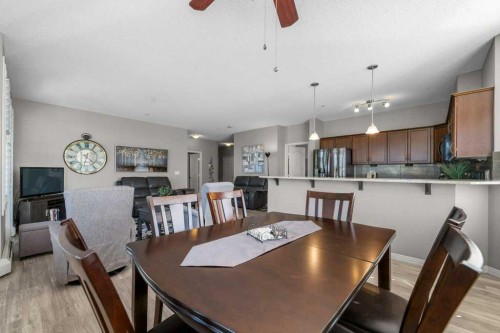 129-1 Crystal Green Lane, Okotoks, AB - Indoor Photo Showing Dining Room