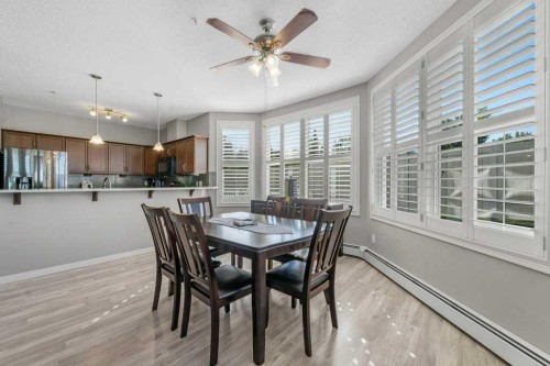 129-1 Crystal Green Lane, Okotoks, AB - Indoor Photo Showing Dining Room