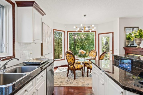 10417 Hamptons Boulevard Nw, Calgary, AB - Indoor Photo Showing Kitchen With Double Sink