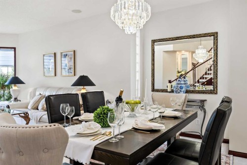 10417 Hamptons Boulevard Nw, Calgary, AB - Indoor Photo Showing Dining Room