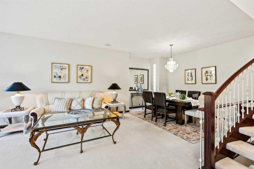10417 Hamptons Boulevard Nw, Calgary, AB - Indoor Photo Showing Living Room