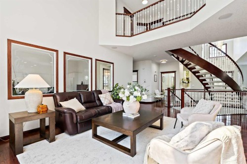 10417 Hamptons Boulevard Nw, Calgary, AB - Indoor Photo Showing Living Room