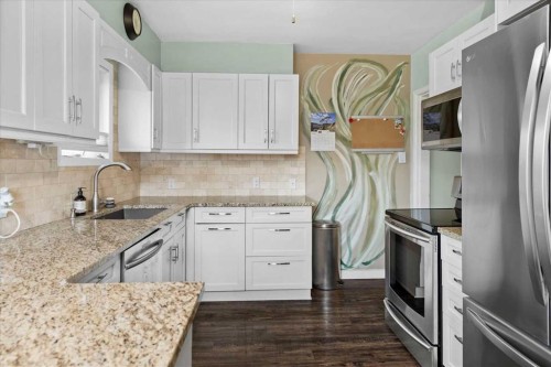 527 29 Street Nw, Calgary, AB - Indoor Photo Showing Kitchen With Upgraded Kitchen