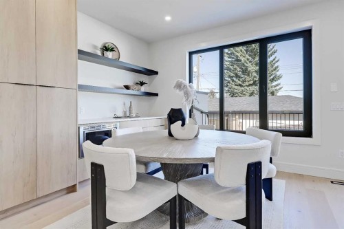 2838 34 Street Sw, Calgary, AB - Indoor Photo Showing Dining Room