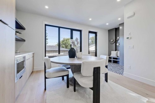 2838 34 Street Sw, Calgary, AB - Indoor Photo Showing Dining Room