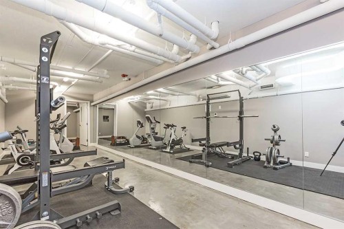515 4 Avenue Ne, Calgary, AB - Indoor Photo Showing Gym Room