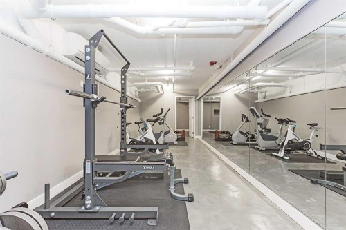 515 4 Avenue Ne, Calgary, AB - Indoor Photo Showing Gym Room