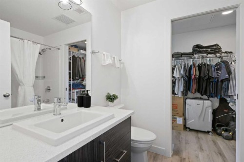217-205 Spring Creek Common Sw, Calgary, AB - Indoor Photo Showing Bathroom