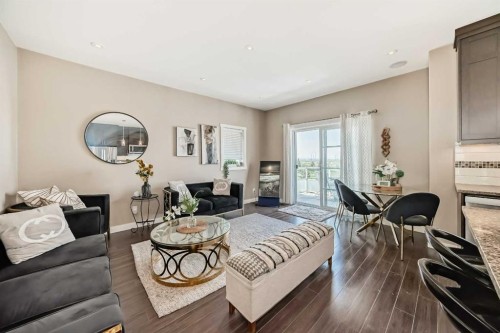 520 Redstone View Ne, Calgary, AB - Indoor Photo Showing Living Room